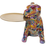 Decorative Figure Alexandra House Living Multicolour Plastic Dog 21 x 27 x 29 cm Tray-4