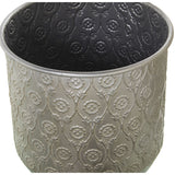 Set of Planters Alexandra House Living Silver Metal (3 Pieces)-1