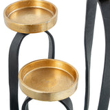 Candle Holder Alexandra House Living Black Aluminium 28 x 30 x 28 cm-5