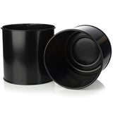 Set of Planters Alexandra House Living Black Golden Metal With support (3 Pieces)-2