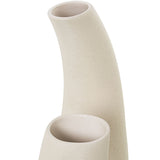 Vase Alexandra House Living Beige Ceramic Spotted 16 x 33 x 37 cm-1