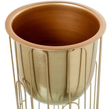 Set of Planters Alexandra House Living Gold Metal 3 Pieces-4