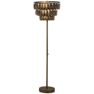 Floor Lamp Alexandra House Living Gold Golden 60 W 29 x 6 x 29 cm-0