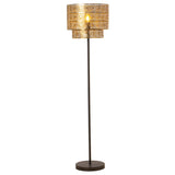 Floor Lamp Alexandra House Living Gold Golden 60 W 39 x 155 x 39 cm-4