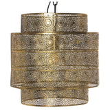 Ceiling Light Alexandra House Living Gold Golden Metal 60 W 39 x 39 x 39 cm-0