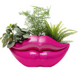 Decorative Figure Alexandra House Living Acrylic Plastic Melamin Lips-3