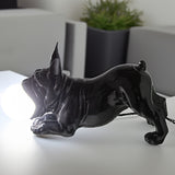 Desk lamp Alexandra House Living Black Acrylic Plastic Melamin 47 x 23 x 20 cm Dog-4