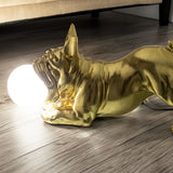 Desk lamp Alexandra House Living Gold Golden Acrylic Plastic Melamin 47 x 23 x 20 cm Dog-4