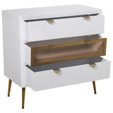 Chest of drawers Alexandra House Living White Wood 80 x 40 x 80 cm-4