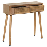 Console Alexandra House Living Brown Wood 80 x 78 x 25 cm-3