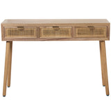 Console Alexandra House Living Brown Wood 110 x 78 x 30 cm-3