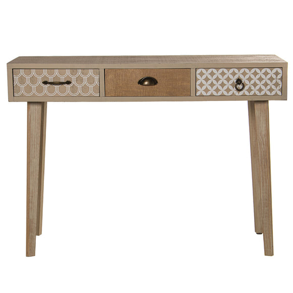 Console Alexandra House Living Brown Wood 110 x 79 x 35 cm-0