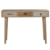 Console Alexandra House Living Brown Wood 110 x 79 x 35 cm-4