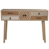 Console Alexandra House Living Brown Wood 110 x 80 x 35 cm-2