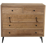 Chest of drawers Alexandra House Living Wood 89 x 39 x 81 cm-6