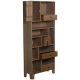 Shelves Alexandra House Living Brown Wood 70 x 165 x 28 cm-6