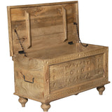 Chest Alexandra House Living Wood 88 x 43 x 50 cm-6