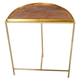 Set of 2 tables Alexandra House Living Brown Golden-3