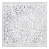 Decorative altarpiece Alexandra House Living White Wood 6 x 94 x 95 cm-0