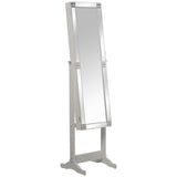 Free standing mirror Alexandra House Living White 46 x 36 x 158 cm Rectangular-0