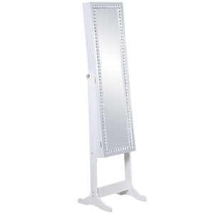 Free standing mirror Alexandra House Living White 46 x 36 x 158 cm Rectangular-0