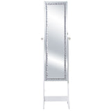 Free standing mirror Alexandra House Living White 46 x 36 x 158 cm Rectangular-1