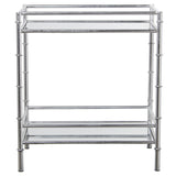 Side table Alexandra House Living Silver 54 x 60 x 34 cm-3