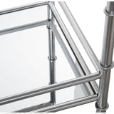 Side table Alexandra House Living Silver 54 x 60 x 34 cm-2