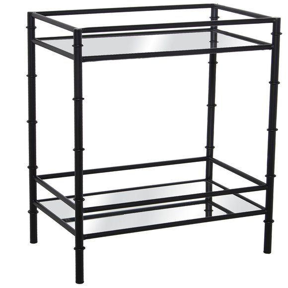 Side table Alexandra House Living Black 54 x 60 x 34 cm-0