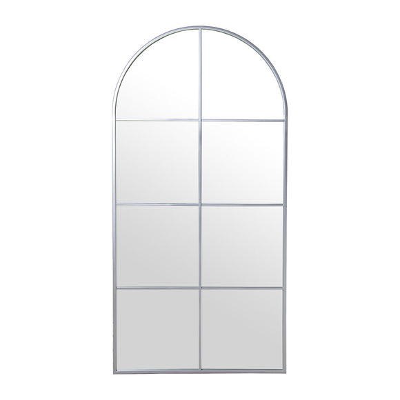 Wall mirror Alexandra House Living Silver Metal Rectangular 7 x 149 x 77 cm-0