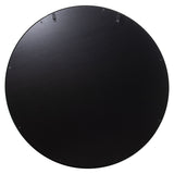 Wall mirror Alexandra House Living Black Metal 7 x 95 x 95 cm Circular-2