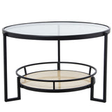 Side table Alexandra House Living Brown Black 70 x 45 x 70 cm-4