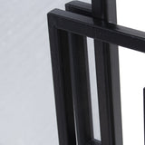 Wall mirror Alexandra House Living Black 120 x 2 x 53 cm Geometric-4