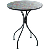 Table set with 2 chairs Alexandra House Living Multicolour 60 x 71 x 60 cm Mosaic-7