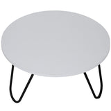 Centre Table Alexandra House Living White Wood 80 x 44 x 80 cm-4