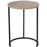 Set of 3 tables Alexandra House Living Brown Black Wood-2