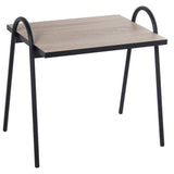 Set of 3 tables Alexandra House Living Brown Black Wood-5