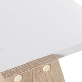 TV Table Alexandra House Living White Brown 120 x 46 x 38 cm-1