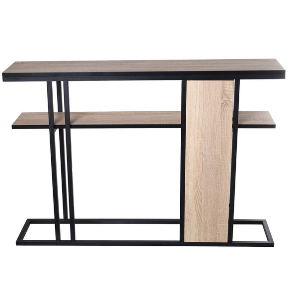 Console Alexandra House Living Brown Black Wood 120 x 82 x 25 cm-0