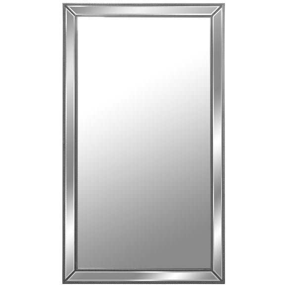 Wall mirror Alexandra House Living Silver Crystal Rectangular 5 x 87 x 149 cm-0