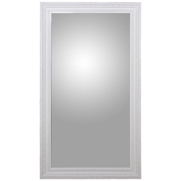 Wall mirror Alexandra House Living White Wood Worn 8 x 87 x 150 cm-0