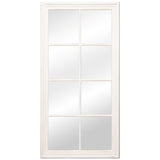 Wall mirror Alexandra House Living White Wood Rectangular 5 x 78 x 150 cm-0