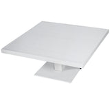 Table Alexandra House Living White 101 x 101 cm Adjustable-0