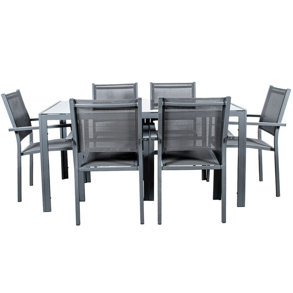 Table set with chairs Alexandra House Living 7 Pieces-0