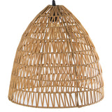 Ceiling Light Alexandra House Living Brown Natural Rattan Natural Fibre 60 W 38 x 146 x 38 cm-0