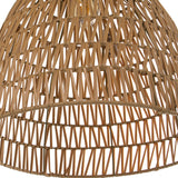 Ceiling Light Alexandra House Living Brown Natural Rattan Natural Fibre 60 W 38 x 146 x 38 cm-3