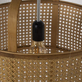 Ceiling Light Alexandra House Living Brown Natural Rattan Natural Fibre 60 W 43 x 134 x 43 cm-7