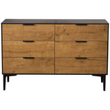 Chest of drawers Alexandra House Living Wood Metal 114 x 40 x 74 cm-4