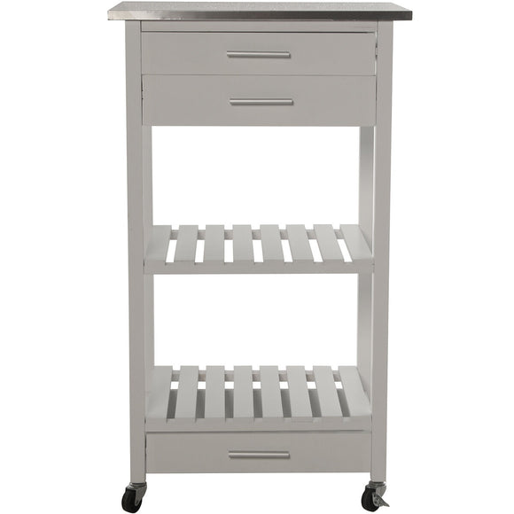 Kitchen Trolley Alexandra House Living White 50 x 86 x 40 cm-0