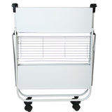 Serving trolley Alexandra House Living White 68 x 70 x 40 cm Foldable-1